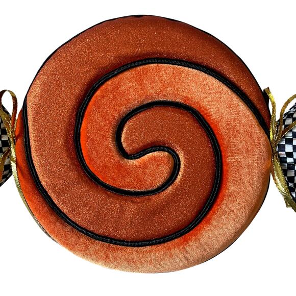 Mackenzie-Childs Trick or Treat Large Plush Candy Hanging Decor Set of 3 NEW - Picture 9 of 10